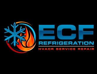ECF REFRIGERATION logo design by J0s3Ph
