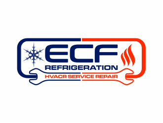 ECF REFRIGERATION logo design by mutafailan