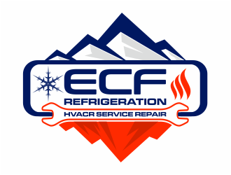 ECF REFRIGERATION logo design by mutafailan