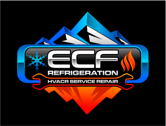 ECF REFRIGERATION logo design by mutafailan