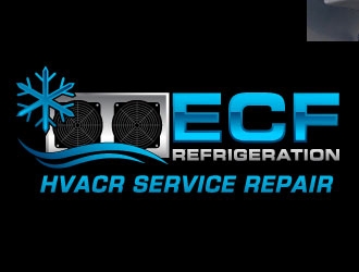 ECF REFRIGERATION logo design by J0s3Ph