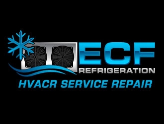 ECF REFRIGERATION logo design by J0s3Ph