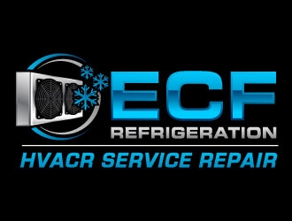 ECF REFRIGERATION logo design by J0s3Ph