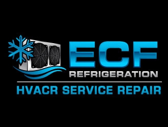 ECF REFRIGERATION logo design by J0s3Ph