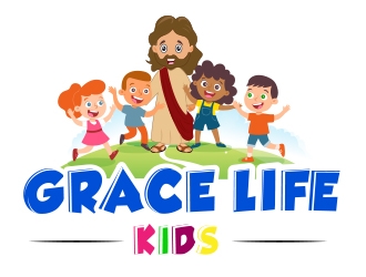 Grace Life Kids logo design by zubi