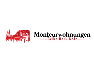 Monteurwohnungen Erika Berk Köln logo design by adwebicon