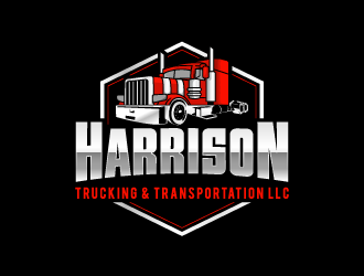 Harrison Trucking & Transportation LLC logo design by boybud40