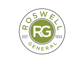 Roswell General  logo design by johana