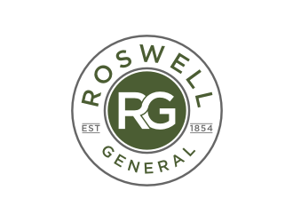 Roswell General  logo design by johana
