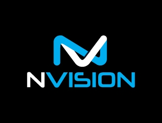 nVision logo design by KDesigns