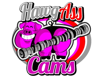 Hawg Ass Cams logo design by Norsh