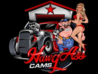 Hawg Ass Cams logo design by Suvendu