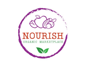 Nourish Organic Marketplace logo design by Conception