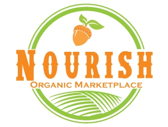 Nourish Organic Marketplace logo design by AamirKhan