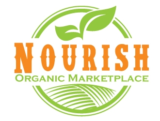 Nourish Organic Marketplace logo design by AamirKhan