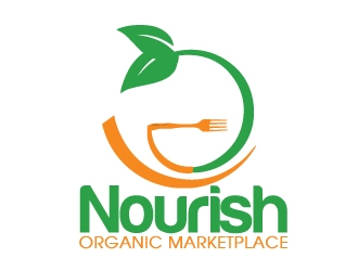 Nourish Organic Marketplace logo design by AamirKhan