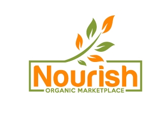 Nourish Organic Marketplace logo design by NikoLai