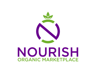 Nourish Organic Marketplace logo design by done