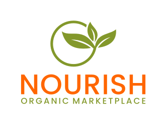 Nourish Organic Marketplace logo design by nurul_rizkon