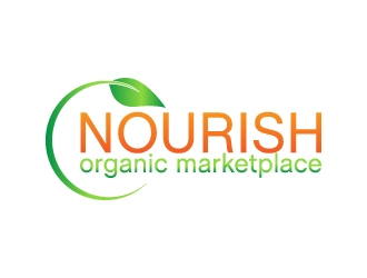 Nourish Organic Marketplace logo design by MUSANG