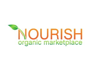 Nourish Organic Marketplace logo design by MUSANG