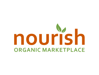Nourish Organic Marketplace logo design by cintoko
