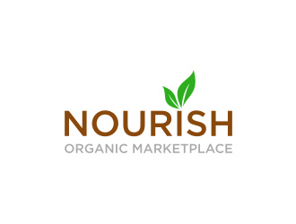 Nourish Organic Marketplace logo design by vostre