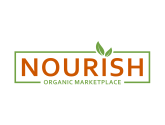Nourish Organic Marketplace logo design by cintoko