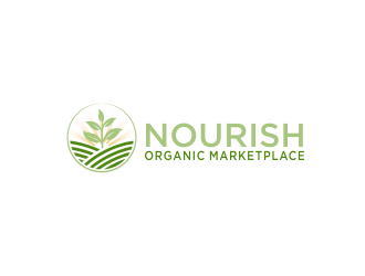 Nourish Organic Marketplace logo design by akhi