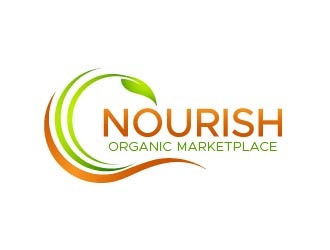 Nourish Organic Marketplace logo design by usef44