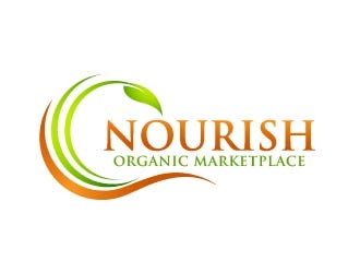 Nourish Organic Marketplace logo design by usef44