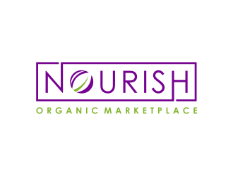 Nourish Organic Marketplace logo design by ammad