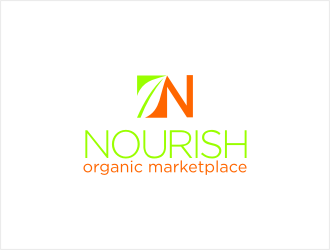 Nourish Organic Marketplace logo design by bunda_shaquilla