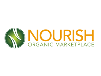 Nourish Organic Marketplace logo design by kunejo