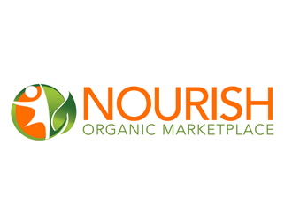 Nourish Organic Marketplace logo design by kunejo