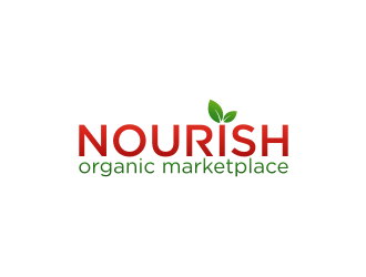 Nourish Organic Marketplace logo design by sodimejo