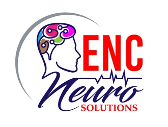 ENC Neuro Solutions logo design by DreamLogoDesign
