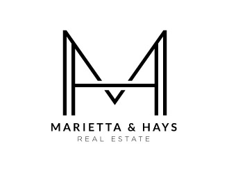 Marietta & Hays Real Estate  logo design by fritsB