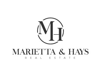 Marietta & Hays Real Estate  logo design by sanworks