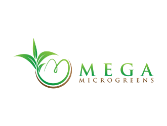 Mega Microgreens logo design by nona
