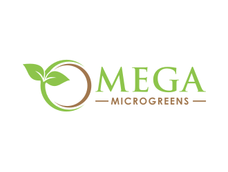 Mega Microgreens logo design by hopee