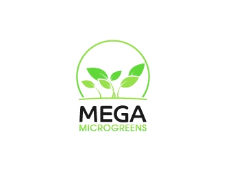 Mega Microgreens logo design by AamirKhan