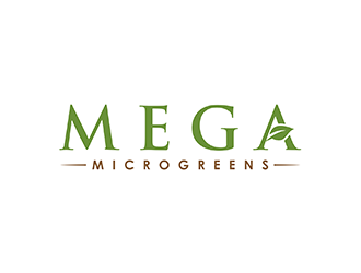 Mega Microgreens logo design by ndaru