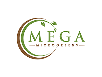 Mega Microgreens logo design by ndaru