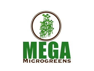 Mega Microgreens logo design by AamirKhan