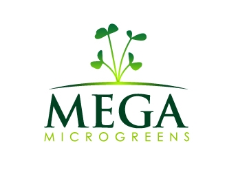 Mega Microgreens logo design by Marianne