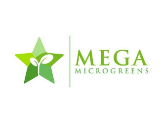 Mega Microgreens logo design by pixalrahul