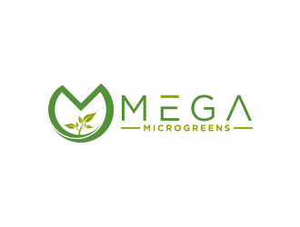 Mega Microgreens logo design by bricton