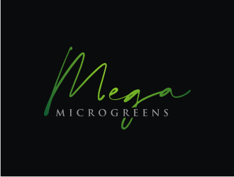 Mega Microgreens logo design by bricton