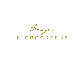 Mega Microgreens logo design by bricton